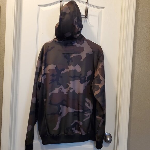 CSG Champs Sports Gear Camo Hoodie Jacket | Full Zip | Sportswear Fleece lined M - Picture 3 of 11